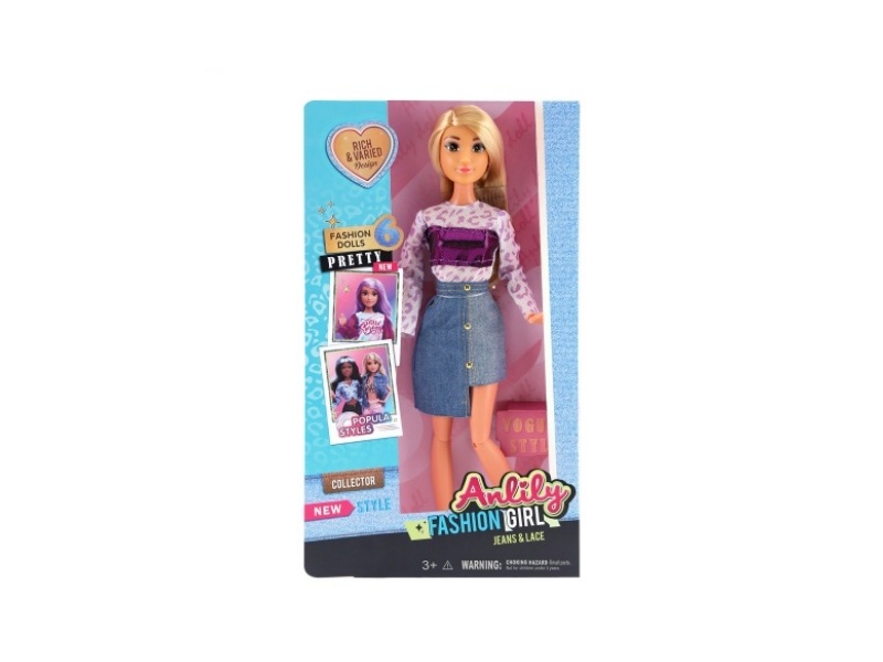 11.5-Inch Solid Doll (Brown Skin Color)