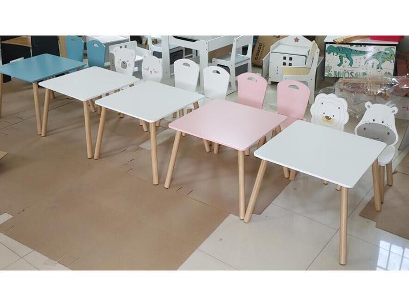 Kids 1 Table And  2chairs(Pure Color)