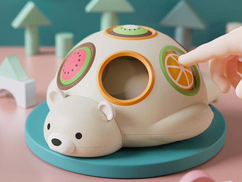 Polar Bear Baby Toy