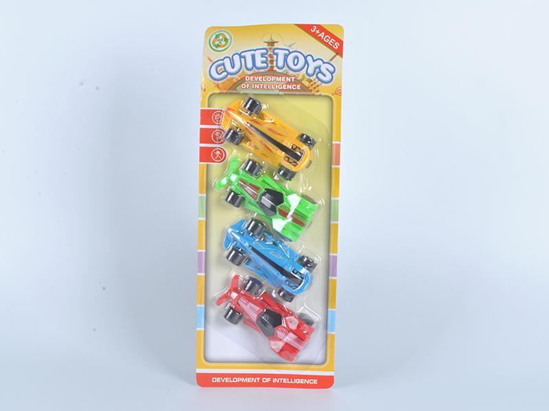 4PCS Slide Race Car