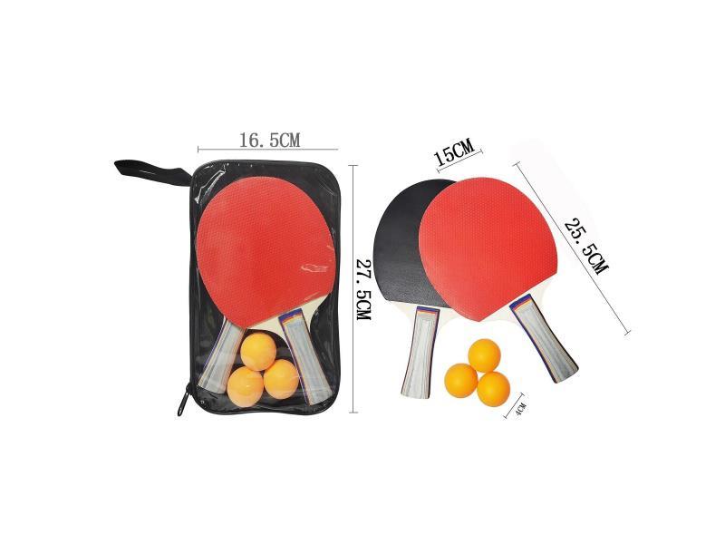 5-Layer 7-Millimeter Poplar Wood Board, Poplar Wood Colored Handle Table Tennis Racket