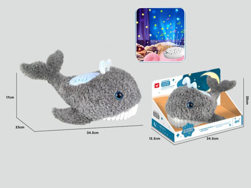 Soothing Projection Plush Whale