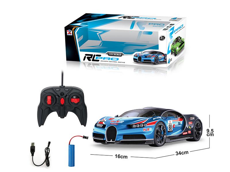 1:14 Bugatti  4CH R/C Car( Include Batteries)