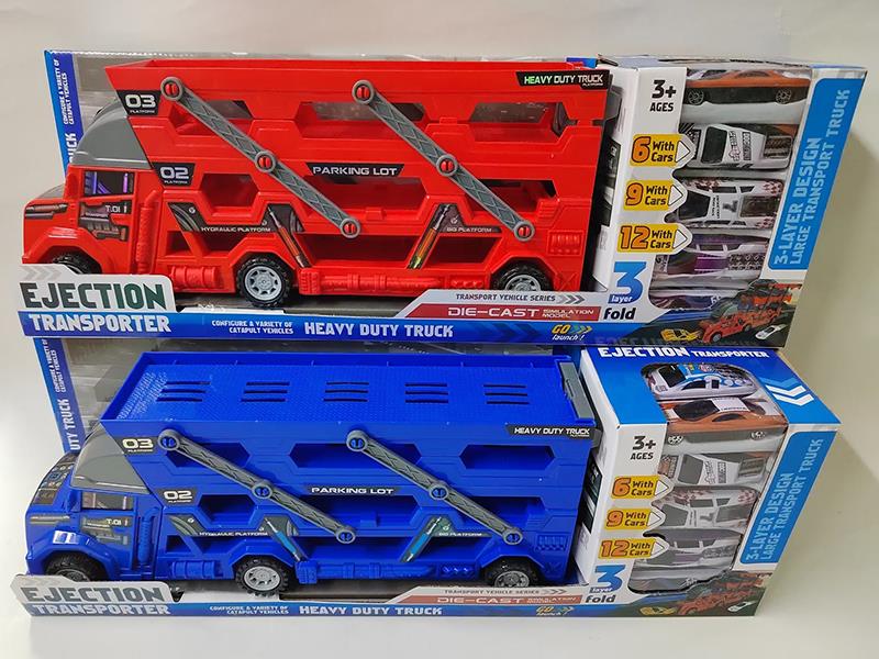 Slide Ejection Heavy Duty Truck With 12 Slide Metal Cars