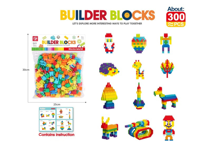 Building Blocks: 300 Pcs Of Small Bullets