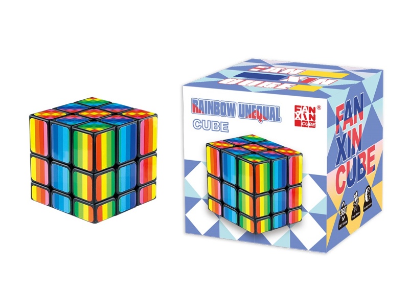 Rainbow Rubik's Cube