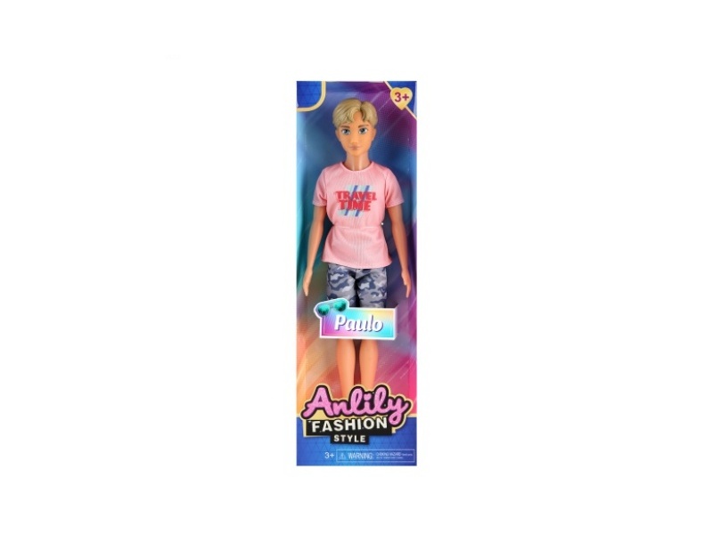 11.5-Inch Solid Male Doll (Brown Skin Color)