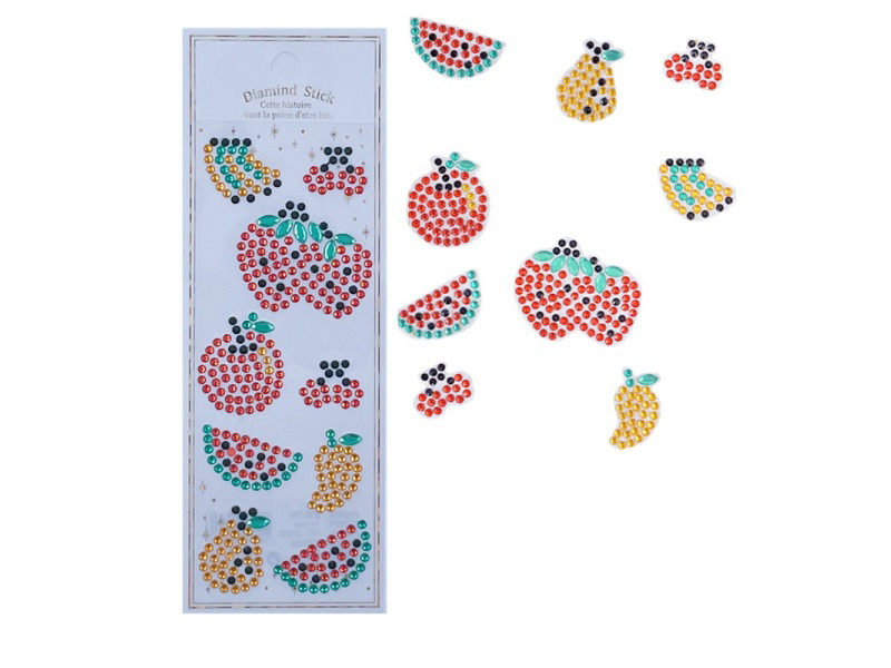 3D Fruits Diamond Stickers