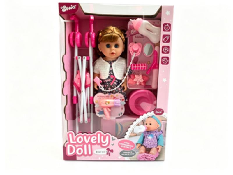 Eco-Friendly Doll Set (Iron Car)