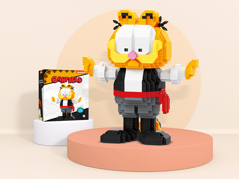 Garfield The Pirate Microparticle Building Blocks(1139pcs)