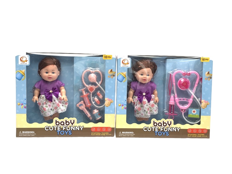 Two Sets Of 10-Inch Plush Toys And Medical Devices Are Mixed Together