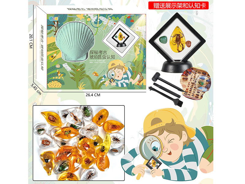 Archaeological Amber Insects Kit