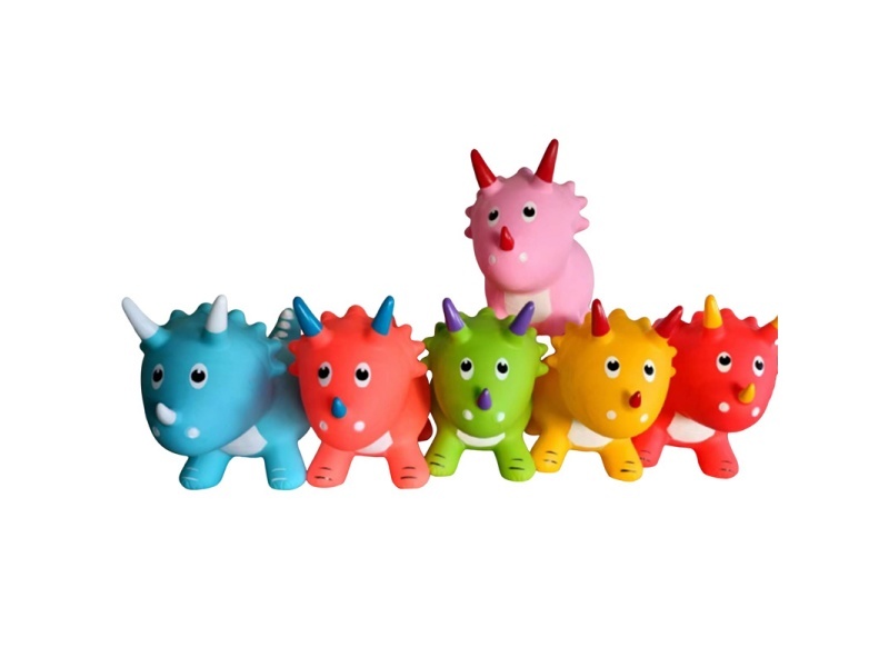 Air Painted Triceratops With Flash Music