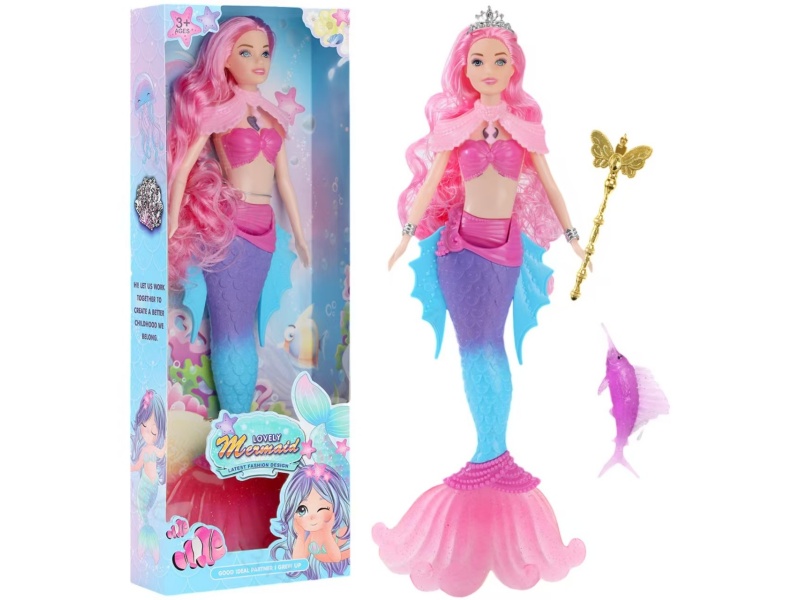 11.5-Inch Audio-Visual Music Mermaid Doll Set