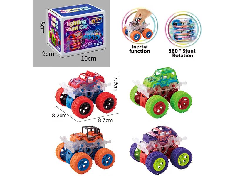 Dual Friction Stunt Off-Road Vehicle With Lights 1pcs