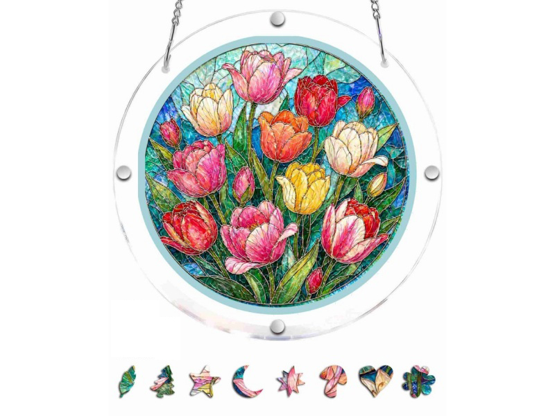 7.4-Inch Acrylic Jigsaw Puzzle