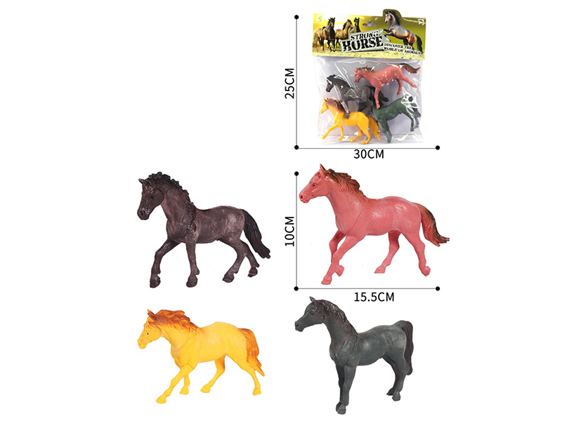 4PCS Horse