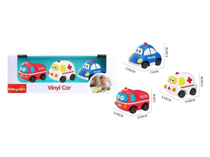 Silde Vinyl Car 3pcs