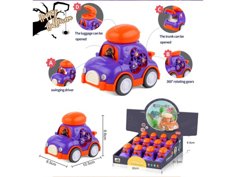 Halloween Inertia Car Can Carry Candies