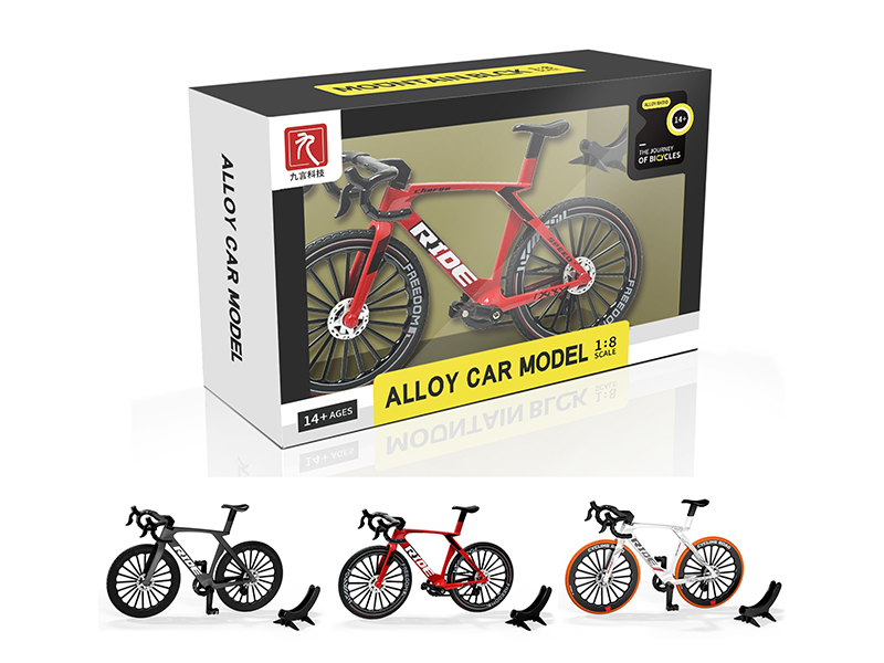 Road Bicycle Export Vehicle Window Box (Gray/White/Red)