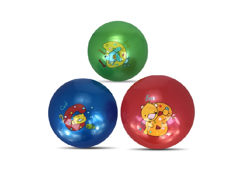 9-Inch Cartoon Letter Inflatable Ball