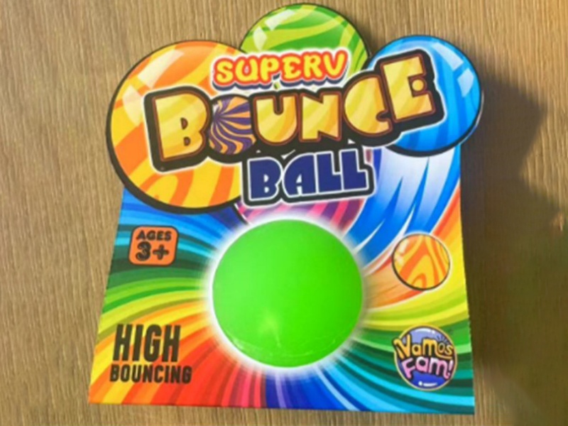 Bounce Ball 45Mm Single Card, Color Theme, Single Pack, Monochrome