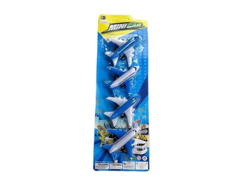 Four Taxiing Planes Are Loaded With Children's Toys