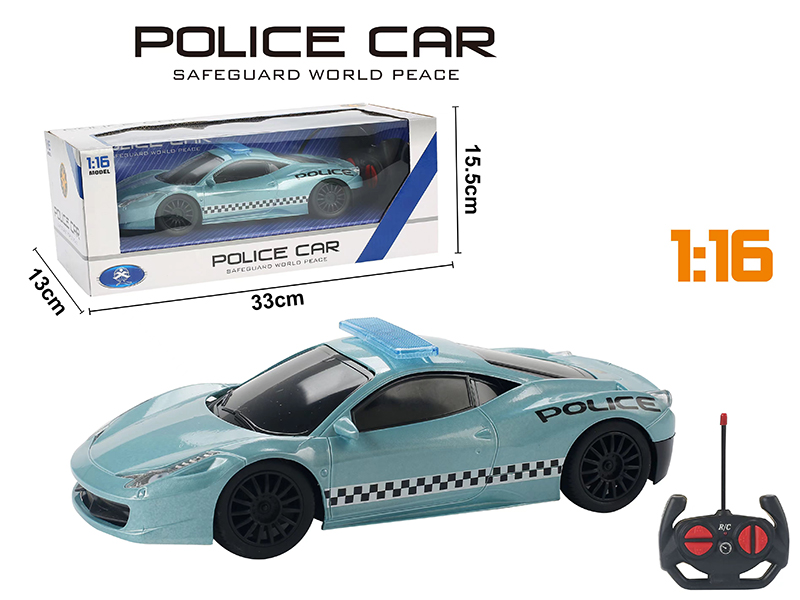 1:16 Ferrari 4 Channel Remote Control Police Car