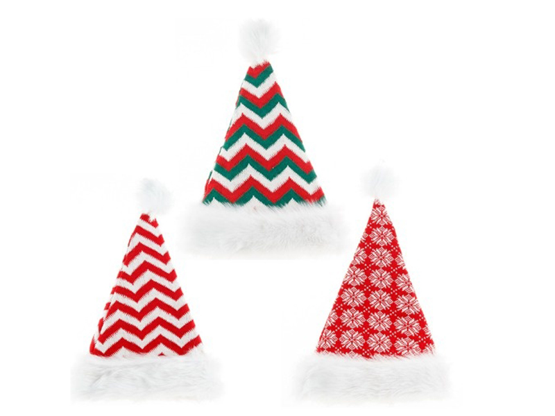 Knitted Woolen Santa Hat