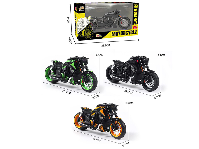 1:10 Alloy Motorcycle