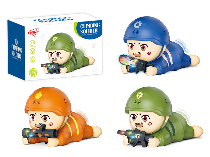 IR Induction Obstacle Avoidance Climbing Soldier