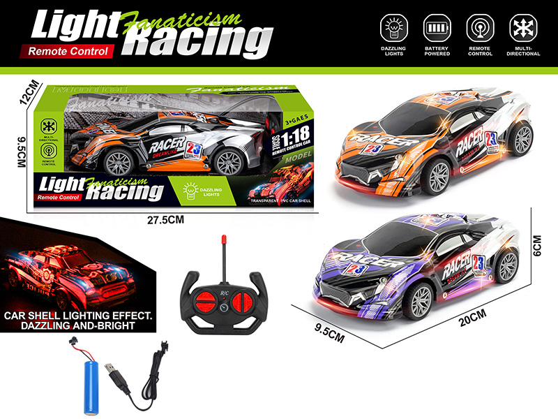 1:18 4CH Remote Control Racing Car(Included Batteries)