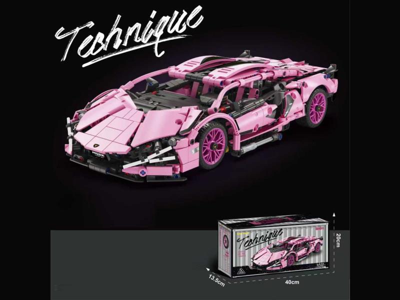 1:14 Drifting Edition Sports Car Building Blocks[Container Box]1280pcs