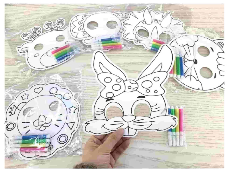 Mask DIY Painting