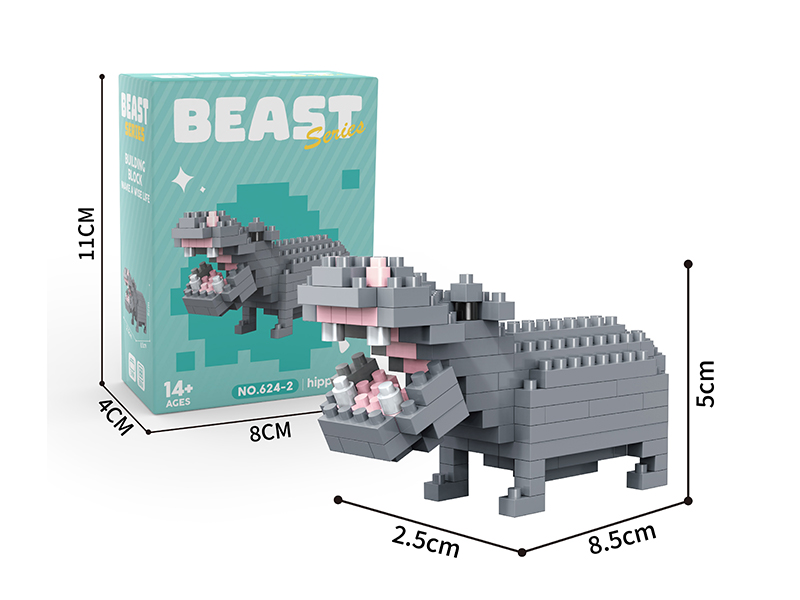 Building Blocks: Hippopotamus 120+
