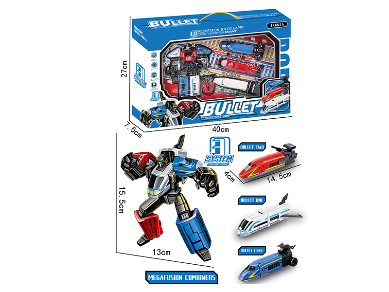 Transformation Train Robot 3 In 1