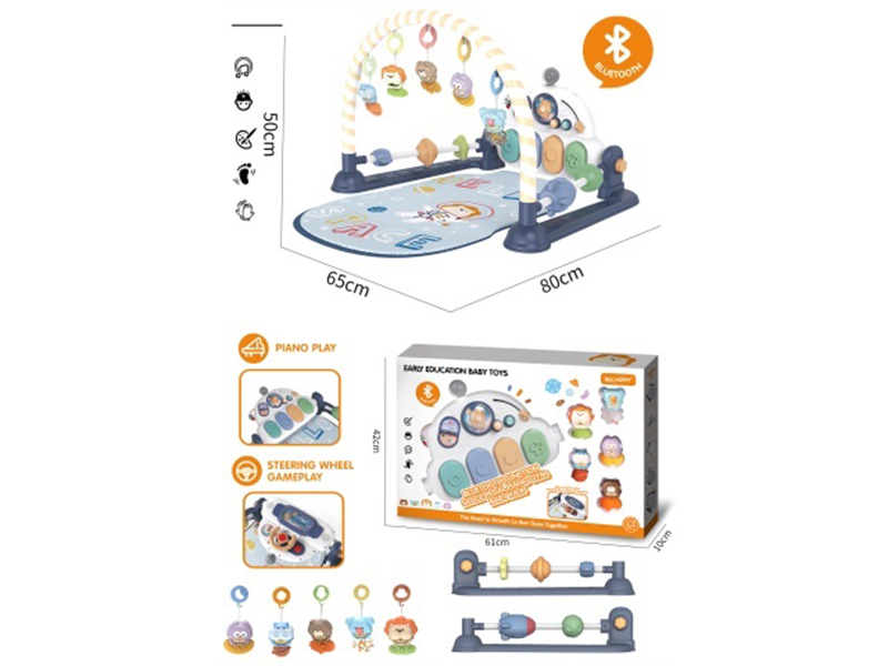 Bluetooth Double-Sided Baby Fitness Stand Pedal Piano