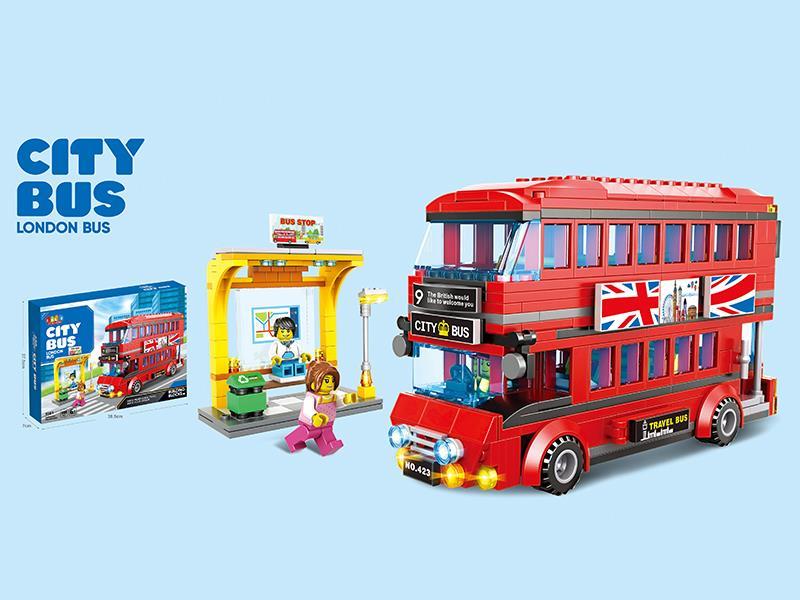 London Buses Small Particle Building Blocks 488pcs