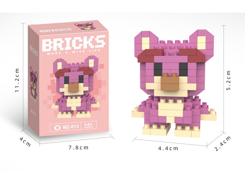 Building Blocks: 122 PCS Of Small Figurines