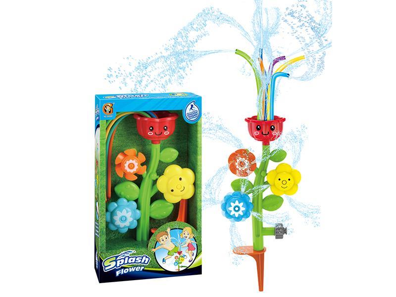 Spray Water Colorful Sunflower