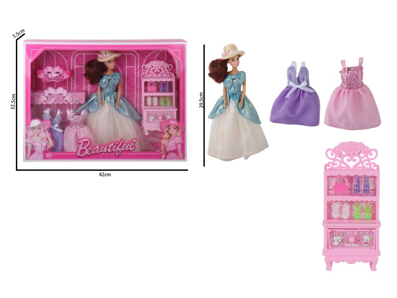11.5-Inch Injection-Molded Hand-Blown Air Body Fashionable Outfit Girl Accessories