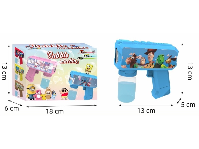 Multi-Hole Light Automatic Bubble Gun (Toy Story)