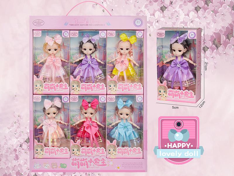 6" Princess Doll 6PCS