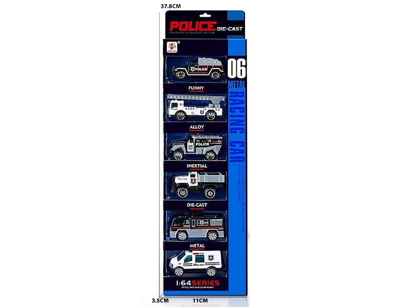 Slide Alloy Cars 6pcs