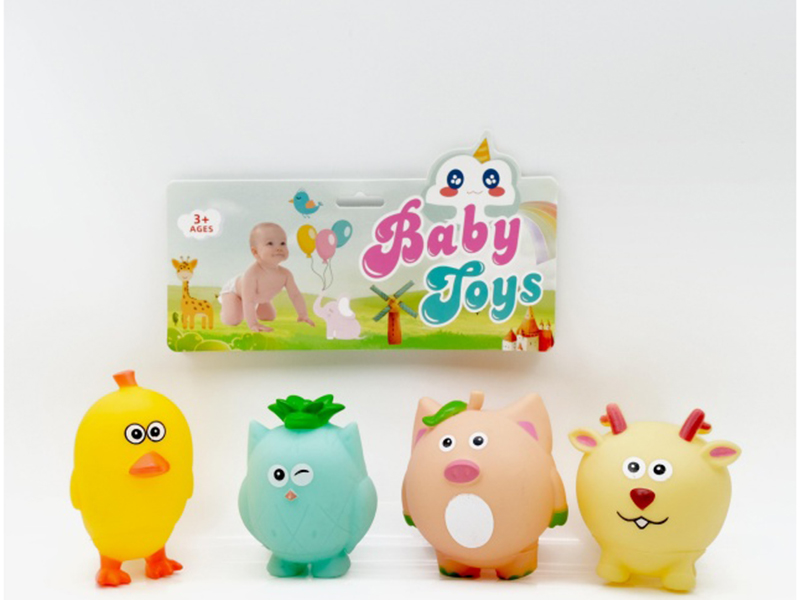 Vinyl Critters With Bb Whistles
