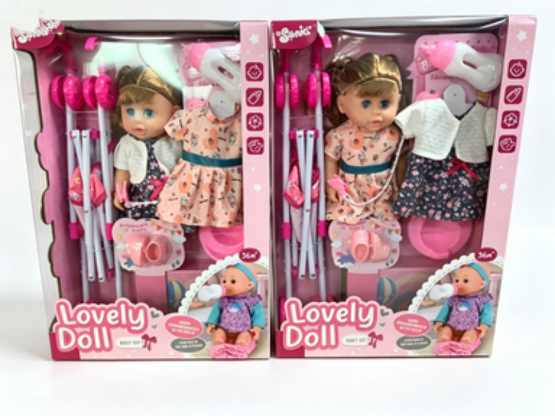 Eco-Friendly Doll Set (Plastic Car)