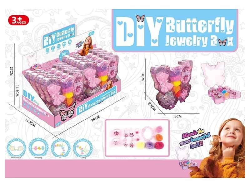 Pretend Play DIY Beaded Jewelry Box