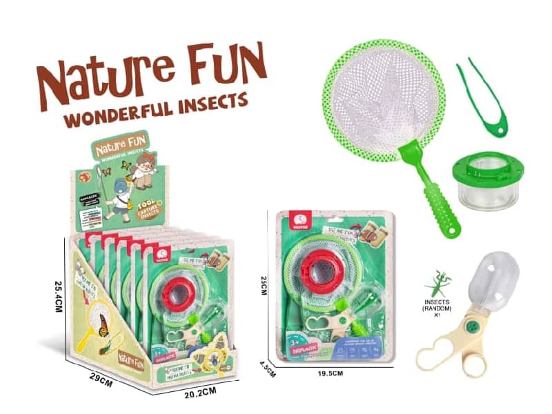 Solid Color Children's Bug Hunting Toy Set