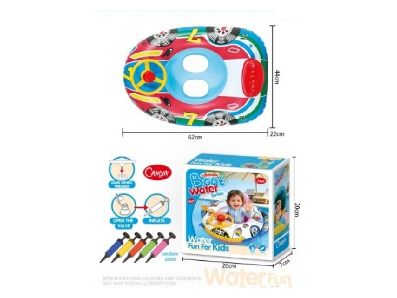Children'S Swimming Rings + Air Pump [Car Horn Boat]