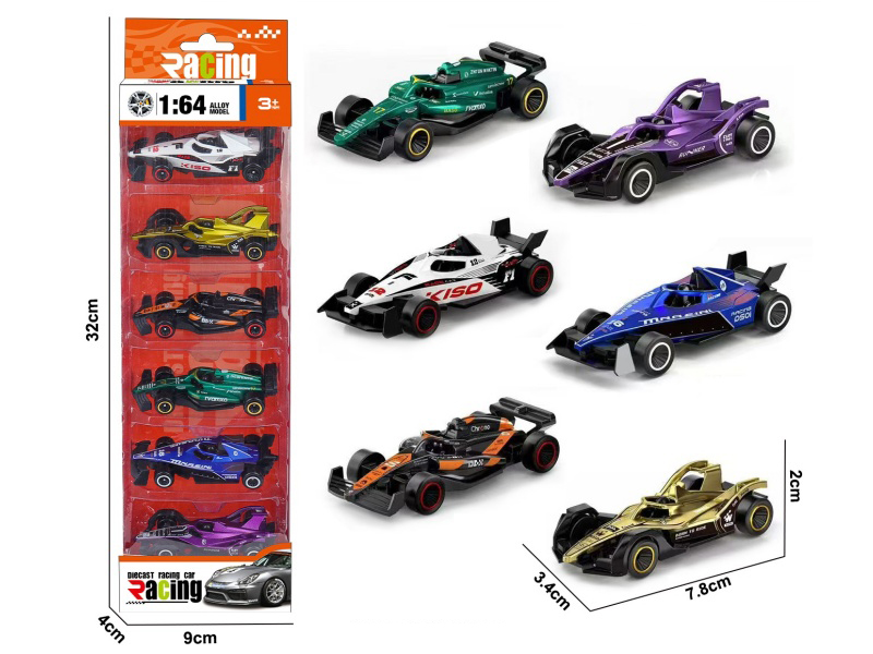 1:64 Slide Alloy Equation Cars
